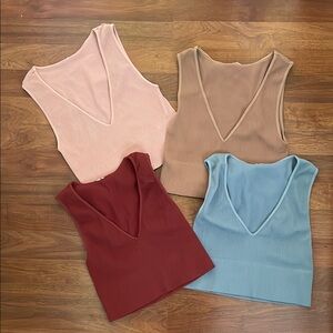 V-neck Tops